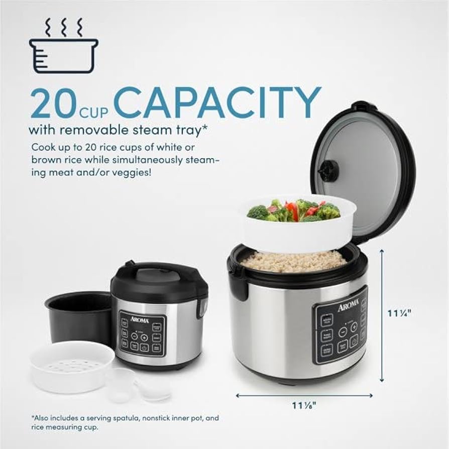 Amazon.com: 20-Cup Programmable Rice & Grain Cooker and